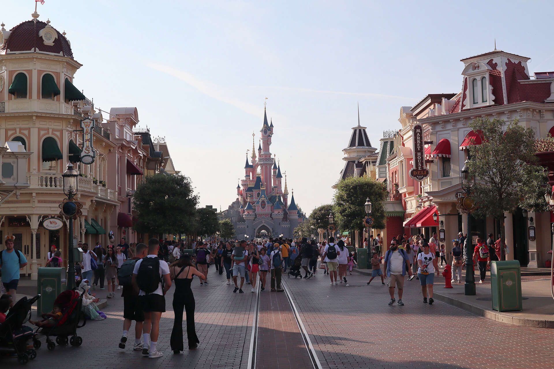 Evening spectacular at Disneyland Paris